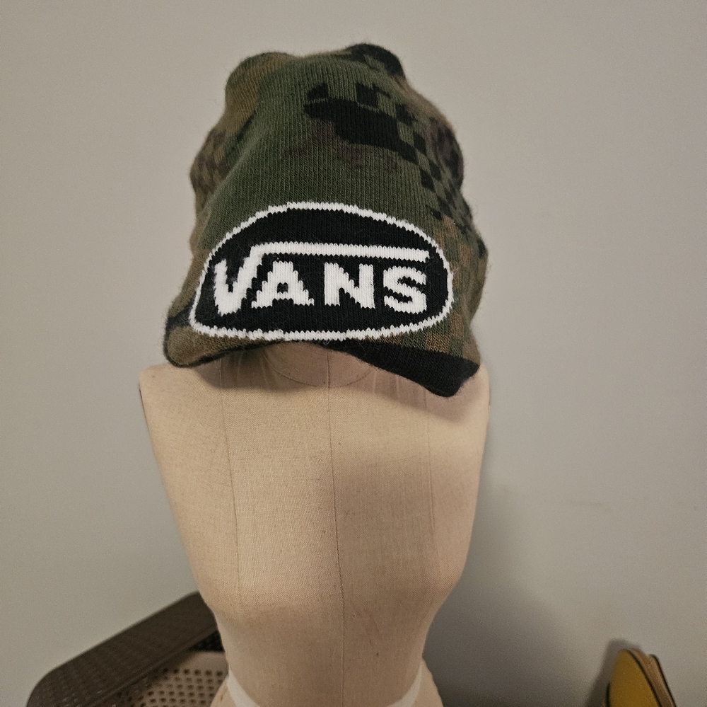 Vans Reversible Black Knit Beanie